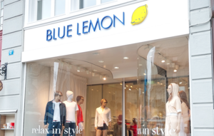 Interne Seite: Blue Lemon Fassade Paradeplatz, Zürich